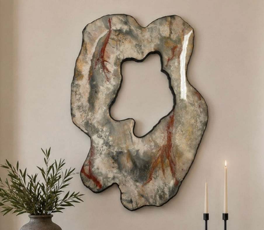 Wooden Geode Cutout (21 x 30)