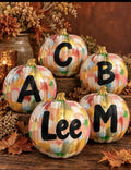 Custom Painted Pumpkin — original painting by Beth James