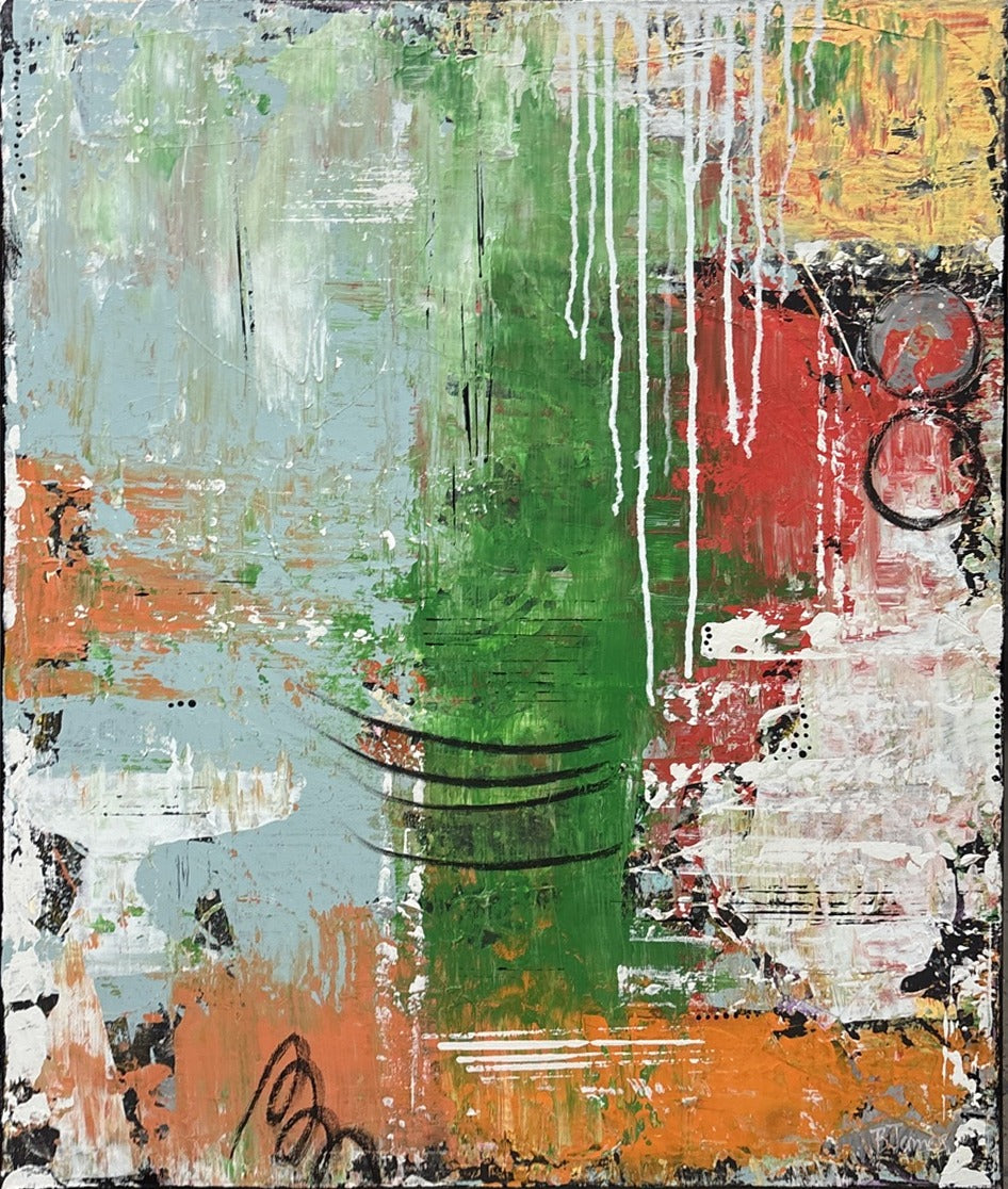 Outer Space — original abstract painting by Beth James