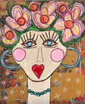 Flora (The Sassy Six) — 8 x 10 Print — original painting by Beth James