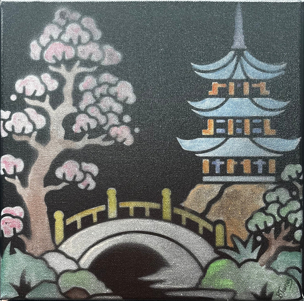 Spring Pagoda by Beth James